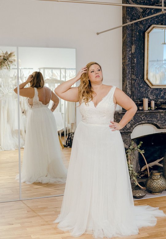 Hochzeitskleid, curvy, Brautkleid, grosse Grössen
