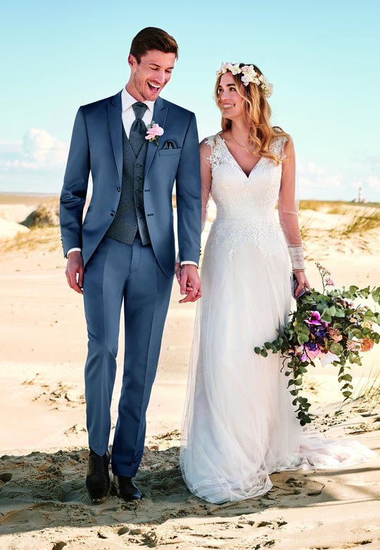 Hochzeitsanzug Wilvorst klassisch blau