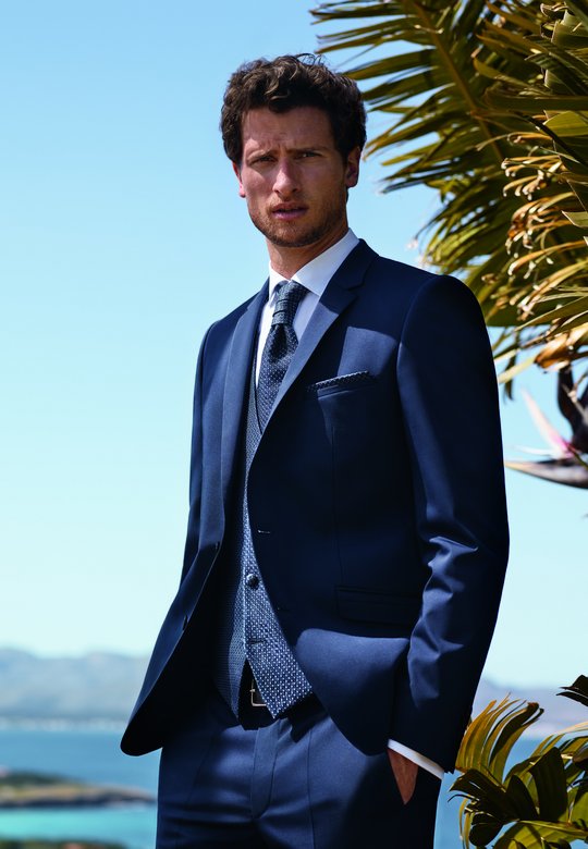 Hochzeitsanzug Digel Casual blau
