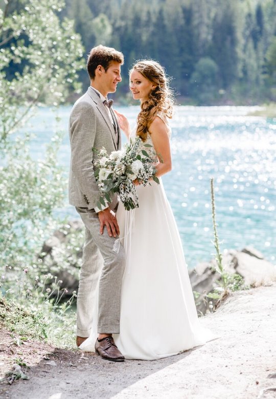 Hochzeitsanzug Vintage beige