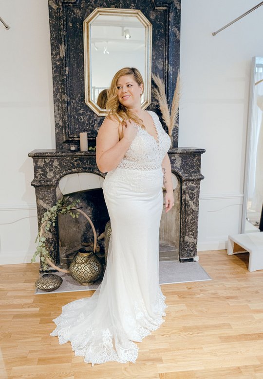 Brautkleid, curvy, Hochzeitskleid, grosse Grössen