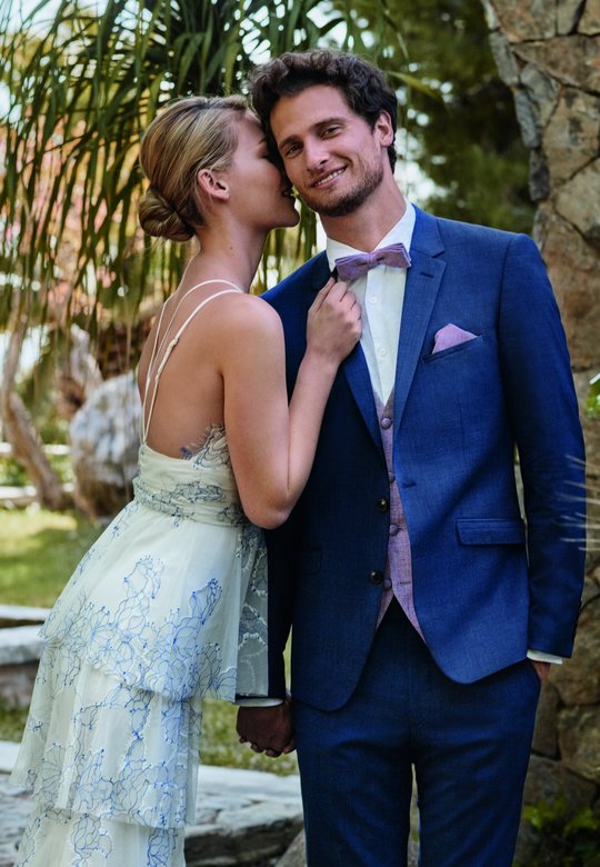 Hochzeitsanzug Digel Casual blau
