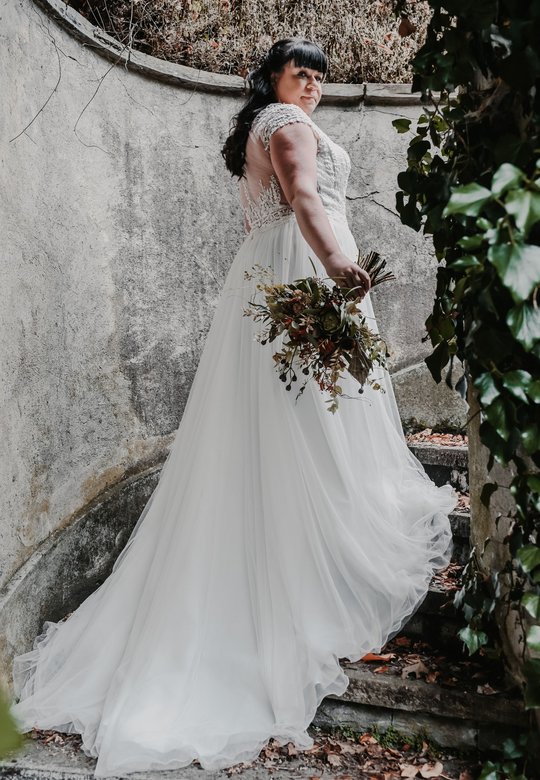 Brautkleid, curvy, bohemian, cool, modern, Hochzeitskleid, grosse Grössen