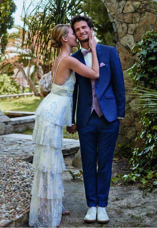 Hochzeitsanzug Digel Casual blau