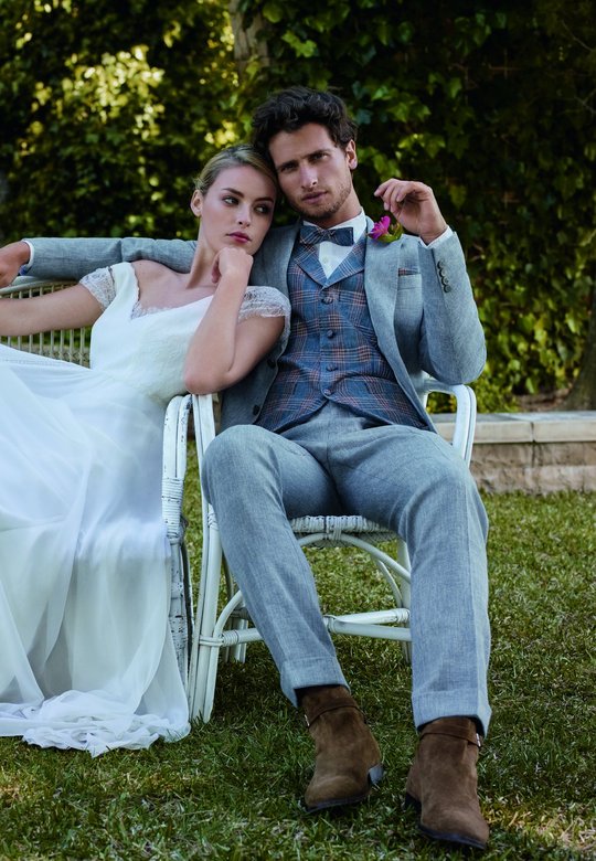 Hochzeitsanzug Digel Casual beige