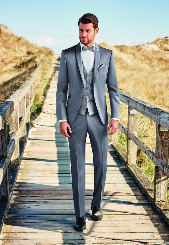 Hochzeitsanzug Wilvorst klassisch grau