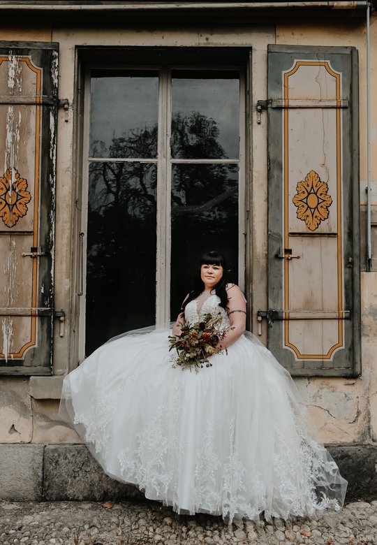 Brautkleid, curvy, bohemian, cool, modern, Hochzeitskleid, grosse Grössen