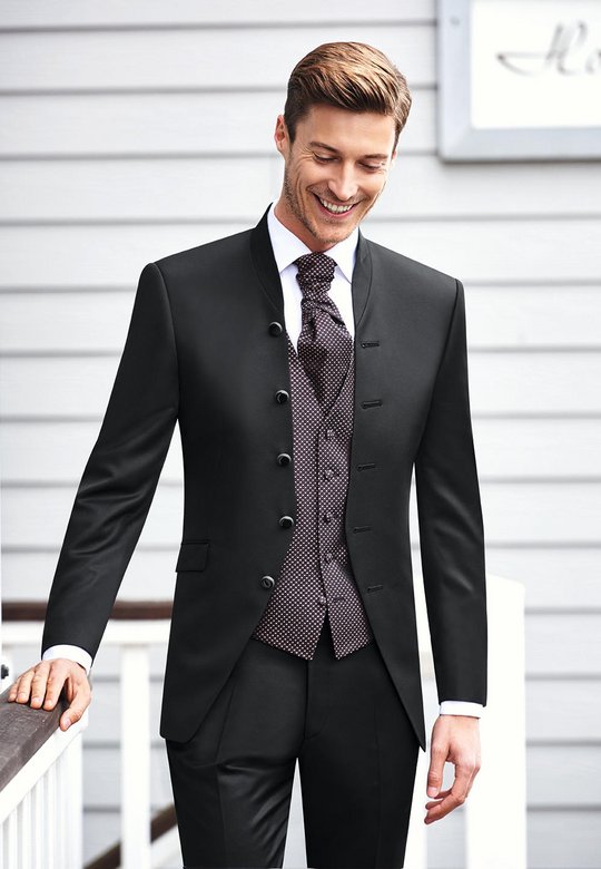 Hochzeitsanzug Wilvorst klassisch schwarz