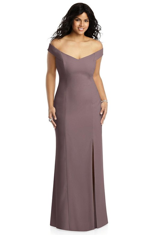 Brautjungfernkleid-nude-carmenausschnitt